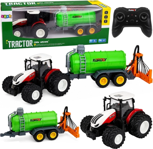 Távirányítós traktor permetezővel 1:24