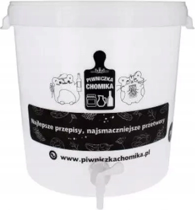 Erjesztő vödör 30 l fedéllel és csappal