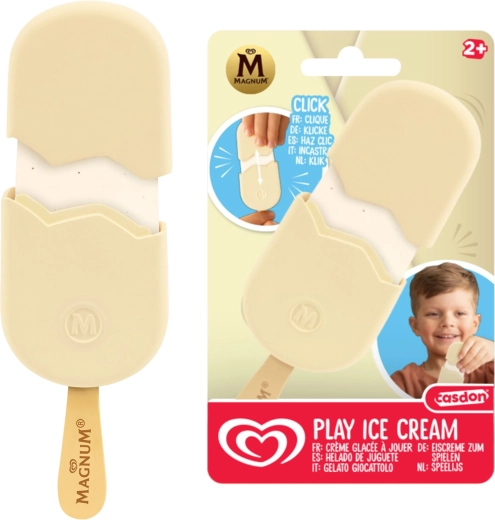Casdon Magnum Classic White – játék pálcikás jégkrém fehér csokoládébevonattal