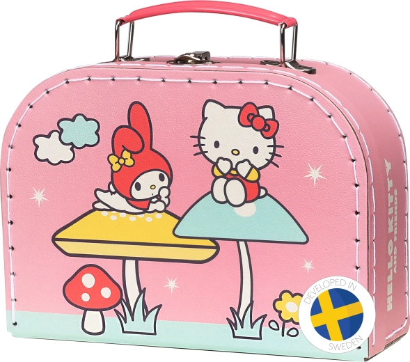 Hello Kitty gyerek bőrönd játékok tárolásához 20 cm