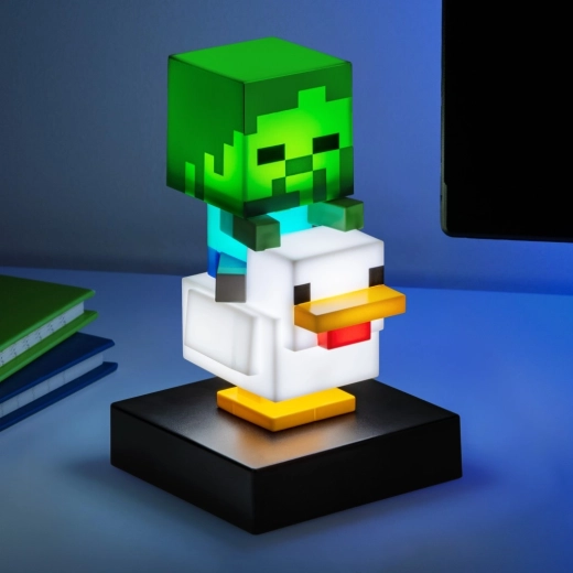 Minecraft Icon Light – Chicken Jockey lámpa