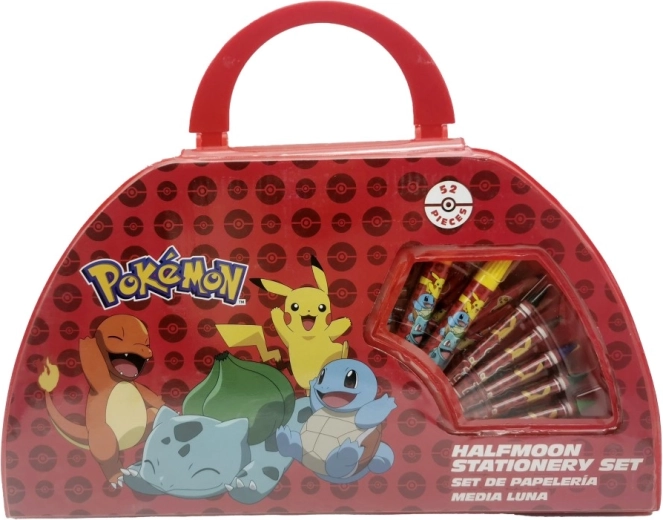 Nagy kreatív szett bőröndben Pokémon (52 db)