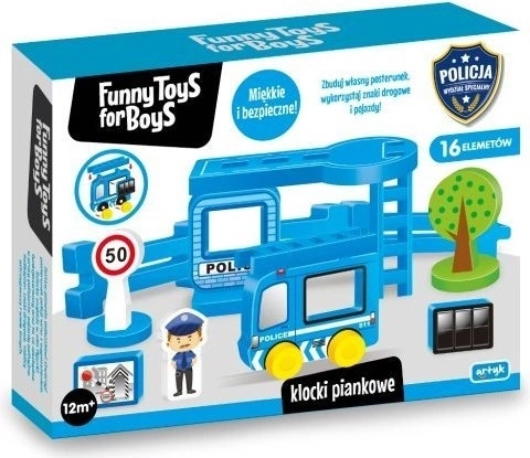 ToysForBoys rendőrségi habkockák 16 db