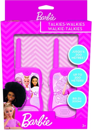 LEXIBOOK BARBIE gyerek walkie-talkie 200 m hatótávval
