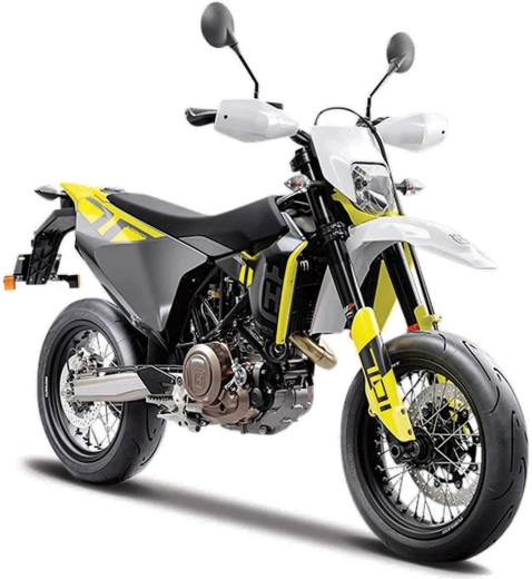 Maisto Husqvarna 701 Supermoto 2023 motorkerékpár modell 1:12