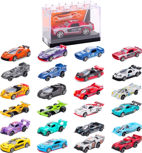 Fém versenyautó modell 1:64 – többféle