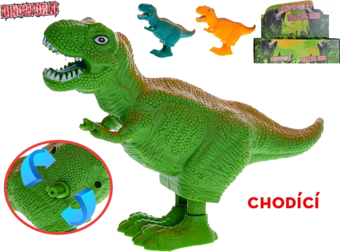 Felhúzható T‑Rex dinoszaurusz Dinoworld 16 cm