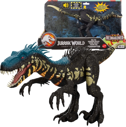 Mattel Jurassic World Reimagined interaktív dinoszaurusz figura Indoraptor 35 cm