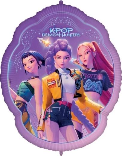 K‑POP Demon Hunters fólia lufi
