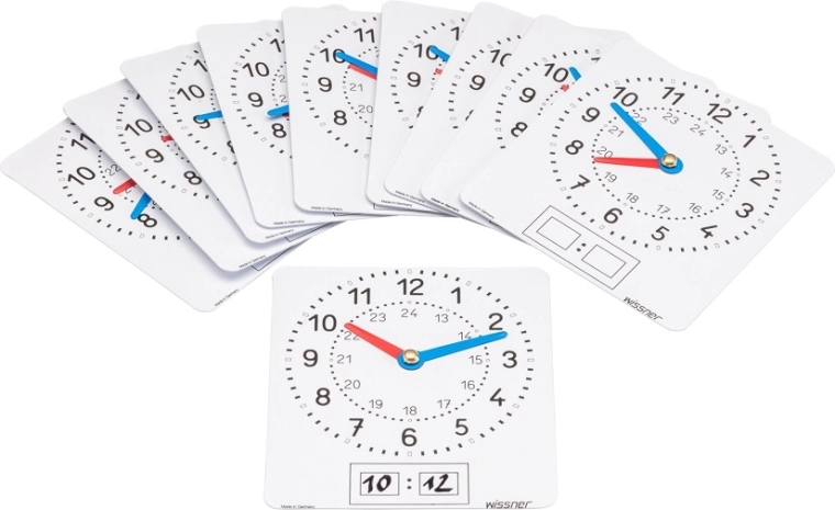 Wissner letörölhető oktató óra készlet (10 db)