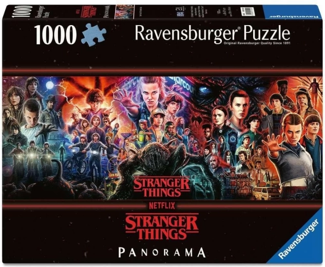 Panorámapuzzle Stranger Things 1000 darabos RAVENSBURGER