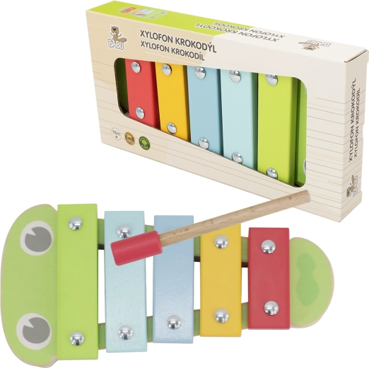 Babu gyerek xilofon krokodil