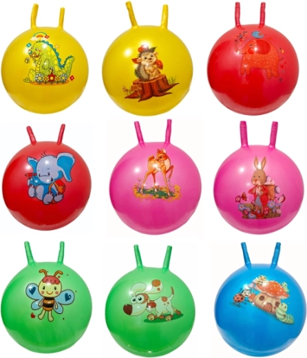 Ugráló labda fogantyúkkal, 45 cm