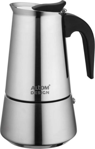 Altom Design rozsdamentes acél moka kotyogós kávéfőző 300 ml, 6 csészéhez