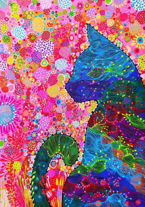 Toulavá macska kirakó 3000 darabbal