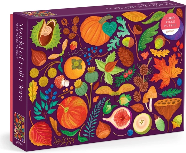 Galison őszi flóra világa puzzle, 1000 darabos