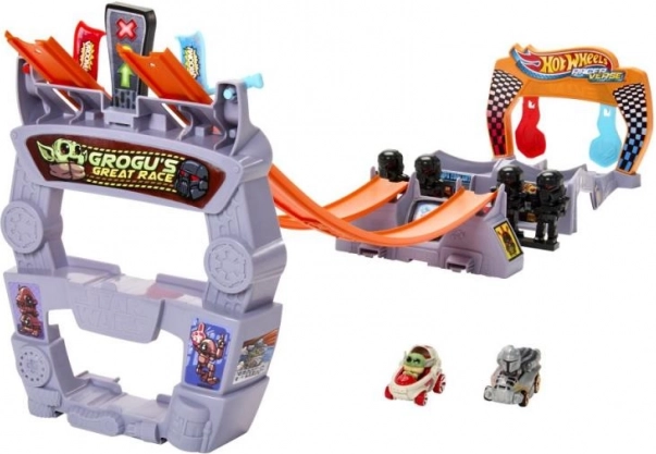 Hot Wheels RacerVerse Star Wars Grogu’s Great Race versenypálya