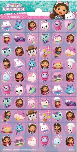 Matrica szett – Gabi macskaháza – 60 darab