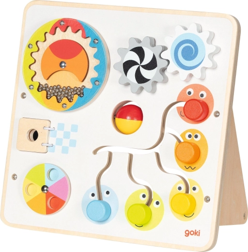 Fa motorikus tábla (activity board) – 1 db
