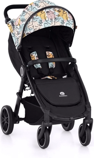 Petite&Mars sport babakocsi Street+ RWS black limited 100 faces