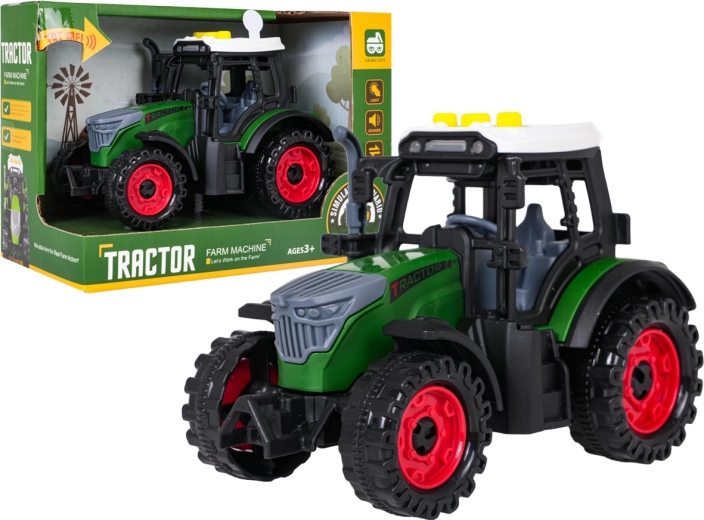 Interaktív traktor fényekkel és hangokkal, sötétzöld - 1 db