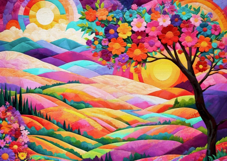 Enjoy puzzle Két nap országa 1000 darabos