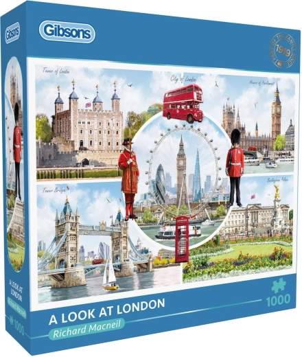 Gibsons puzzle kilátás Londonra 1000 darab