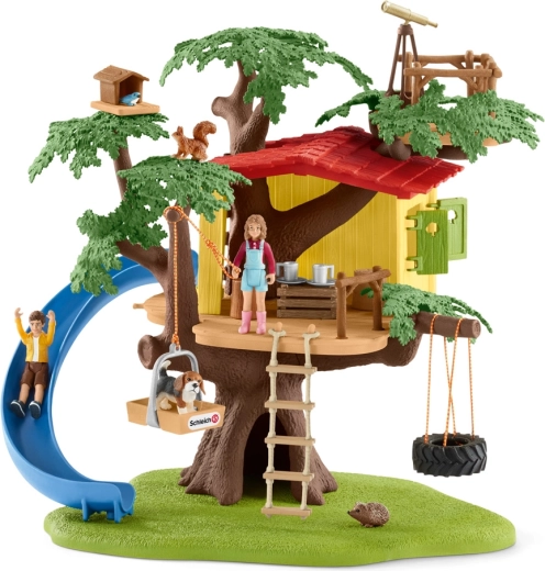 Schleich kalandfa lombház