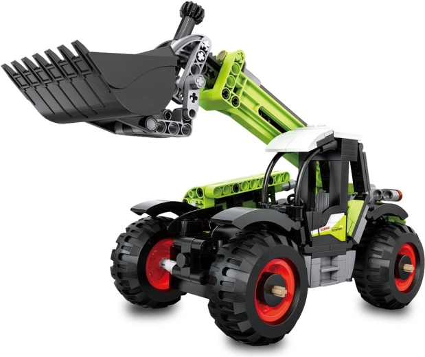 Claas Scorpion 756 teleszkópos rakodógép építőkészlet, 1:24 méretarány