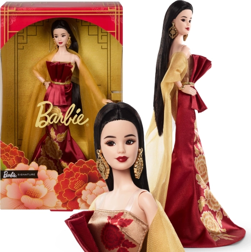 Mattel Barbie Signature gyűjtői baba a holdújév ünneplésére - 1 darab
