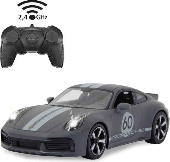RC autó Porsche 911 Sport Classic 1:16 szürke