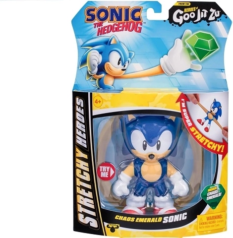 Goo Jit Zu Sonic – nyújtható figura Káosz Smaragddal