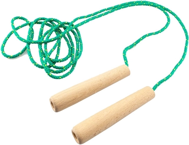 Minőségi ugrókötél 2 m fa fogantyúkkal