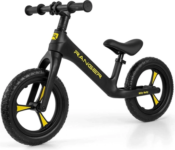 MILLY MALLY Ranger futóbicikli gyerekeknek, fekete