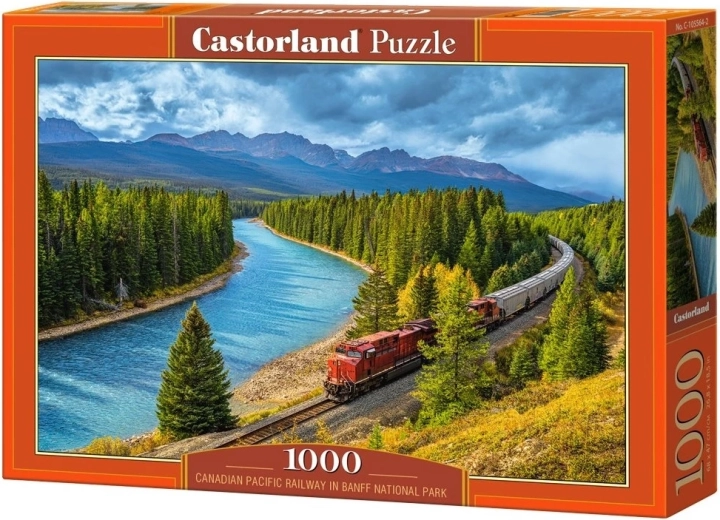 Castorland puzzle Kanadai csendes-óceáni vasút a Banff Nemzeti Parkban 1000 darab