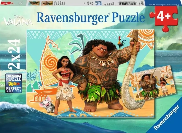 Ravensburger puzzle Vaiana: Barátok 2x24 darabos