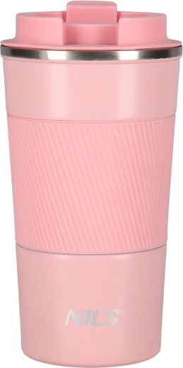 Rózsaszín termoszbögre NILS Camp 510 ml