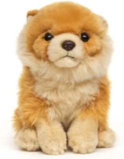 Plüss pomerániai kiskutya eco-friendly 13 cm