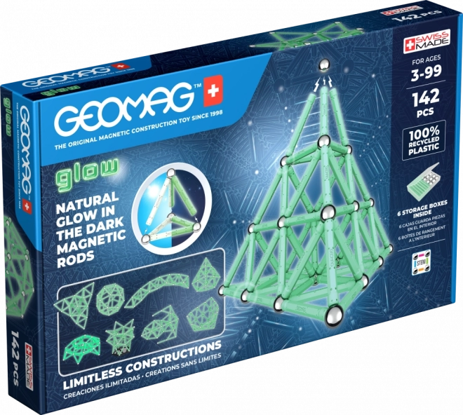 Geomag Glow építőkészlet 142 darab