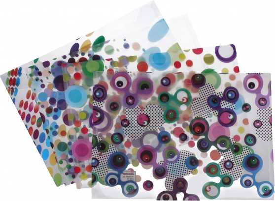 Műanyag pattintós mappa 35,5 × 26 cm