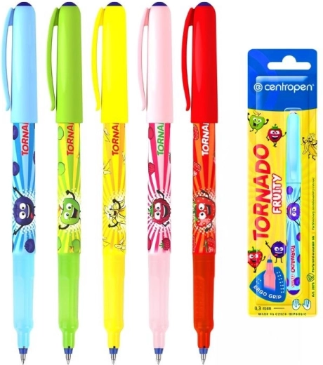 Centropen Tornado Fruity ergonomikus golyóstoll gyümölcsillattal – 1 db