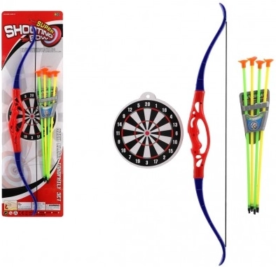 Műanyag gyerek szett íjjal és nyilakkal TEDDIES