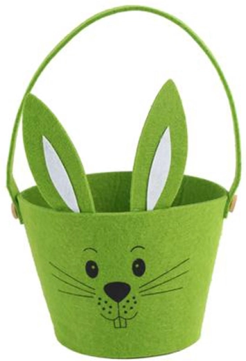 Filc húsvéti nyuszis kosár 15 cm