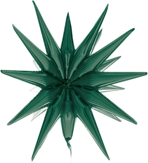 Fólia 3D csillag lufi – palackzöld 50 cm