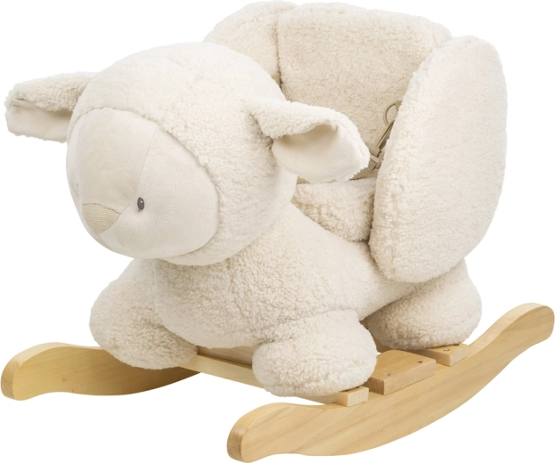Nattou Teddy plüss hintaló – ecru bárány