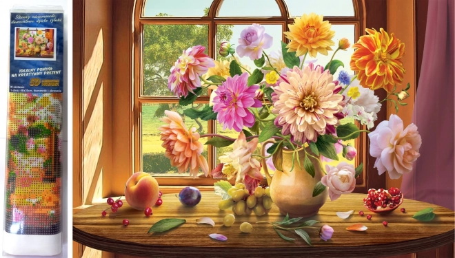 Norimpex gyémántfestés Nyári csokor 30x40 cm