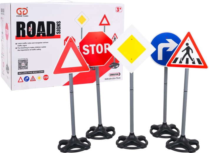 Mega közlekedési tábla szett gyerekeknek