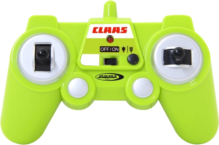 Távirányítós Claas Arion 660 traktor billenős pótkocsival, 1:24 méretarányban