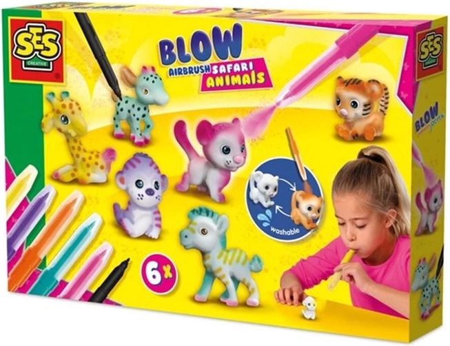 Ses airbrush filcek – szafari állatkák