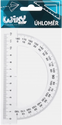 Átlátszó szögmérő 12 cm TOTO